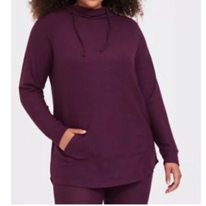 Torrid size 4 purple hoodie